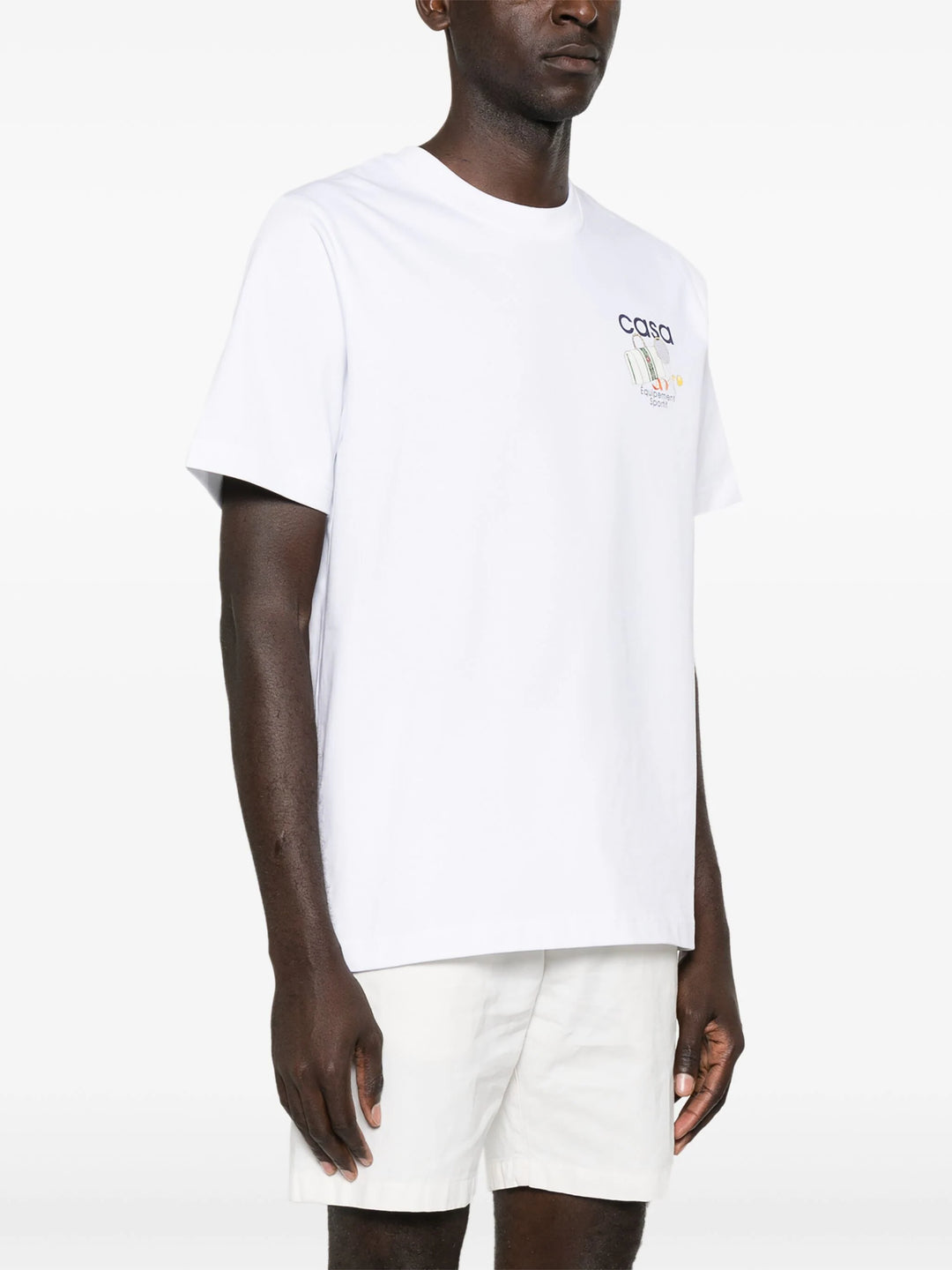 Tシャツ・カットソー CASABLANCA WHITE COTTON T-SHIRT CASABLANCA White Cotton T-shirt Size S,,L,XL,2XL Logo - Etsy