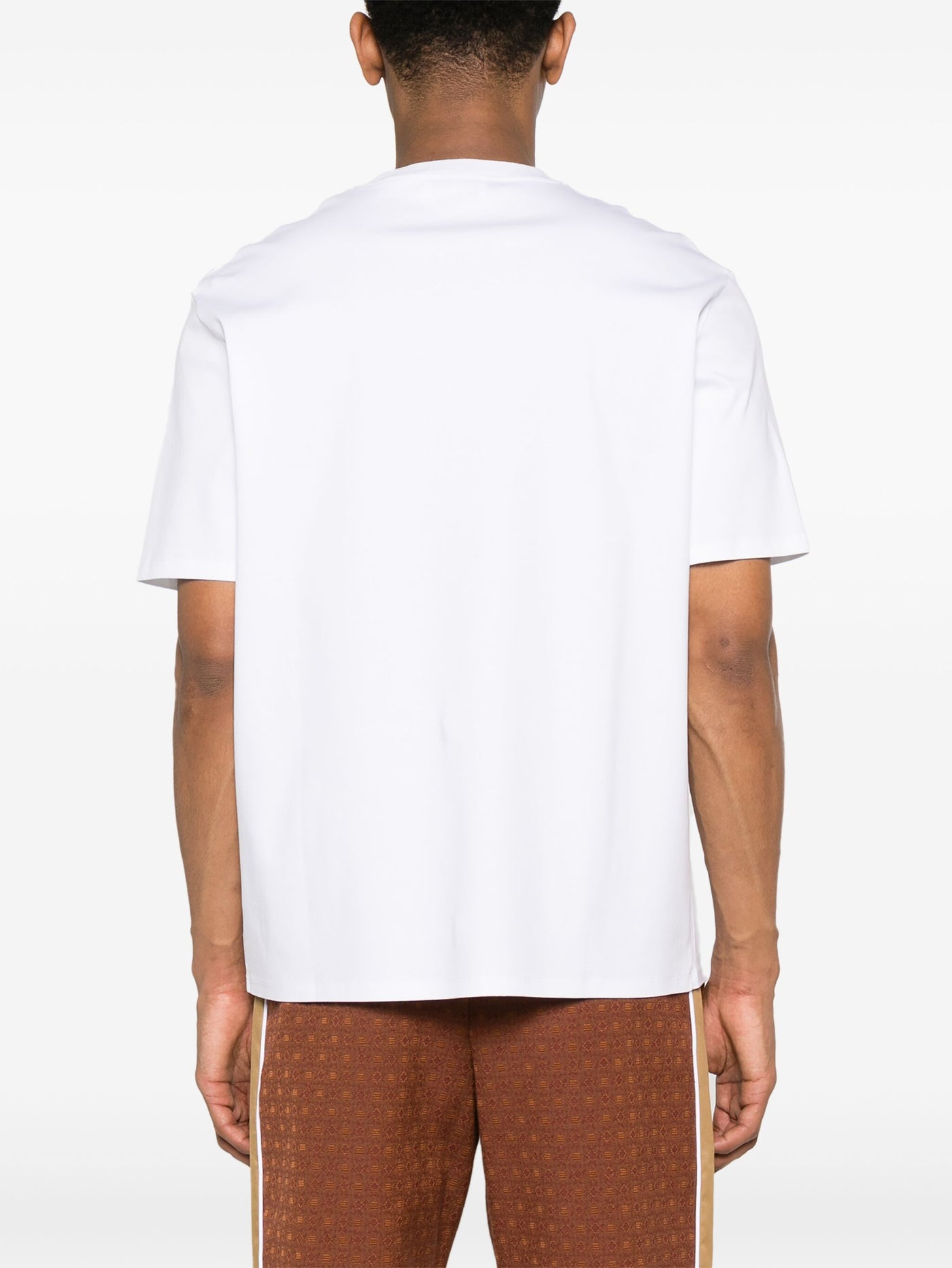 Lanvin Embroidered Logo T-Shirt in White