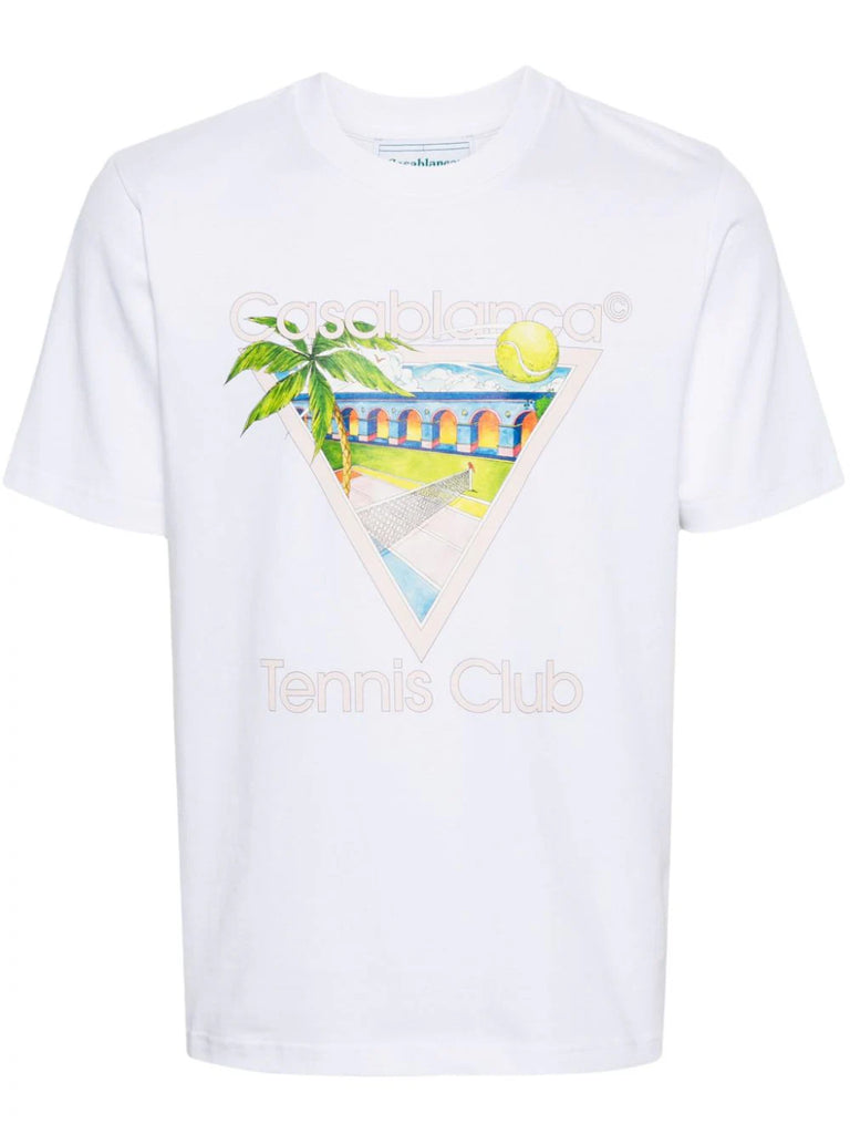 Tennis Club Icon Printed T Shirt