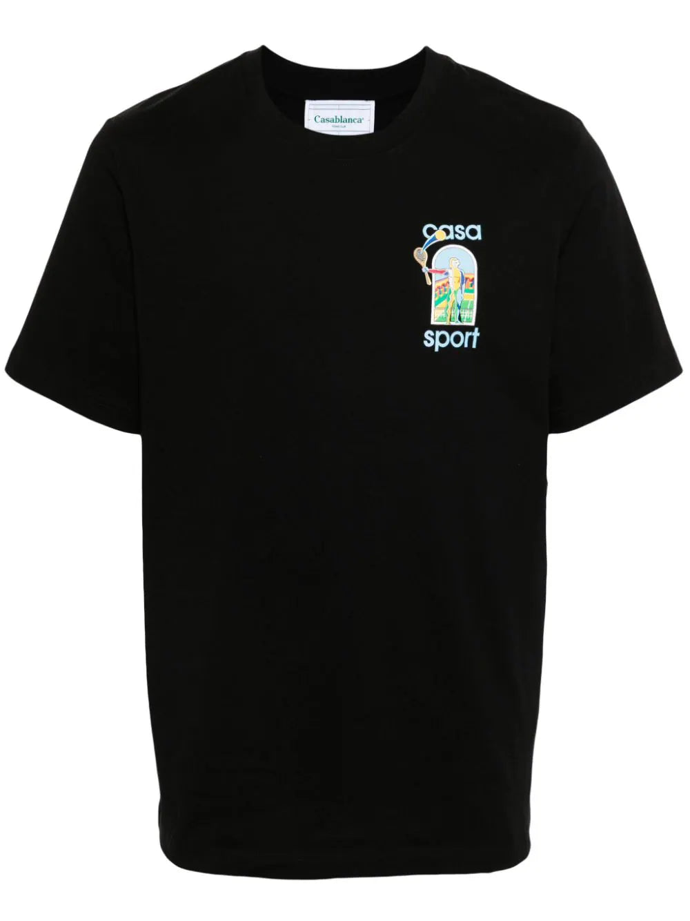 Casablanca Le Jeu Colore Printed T-Shirt in Black