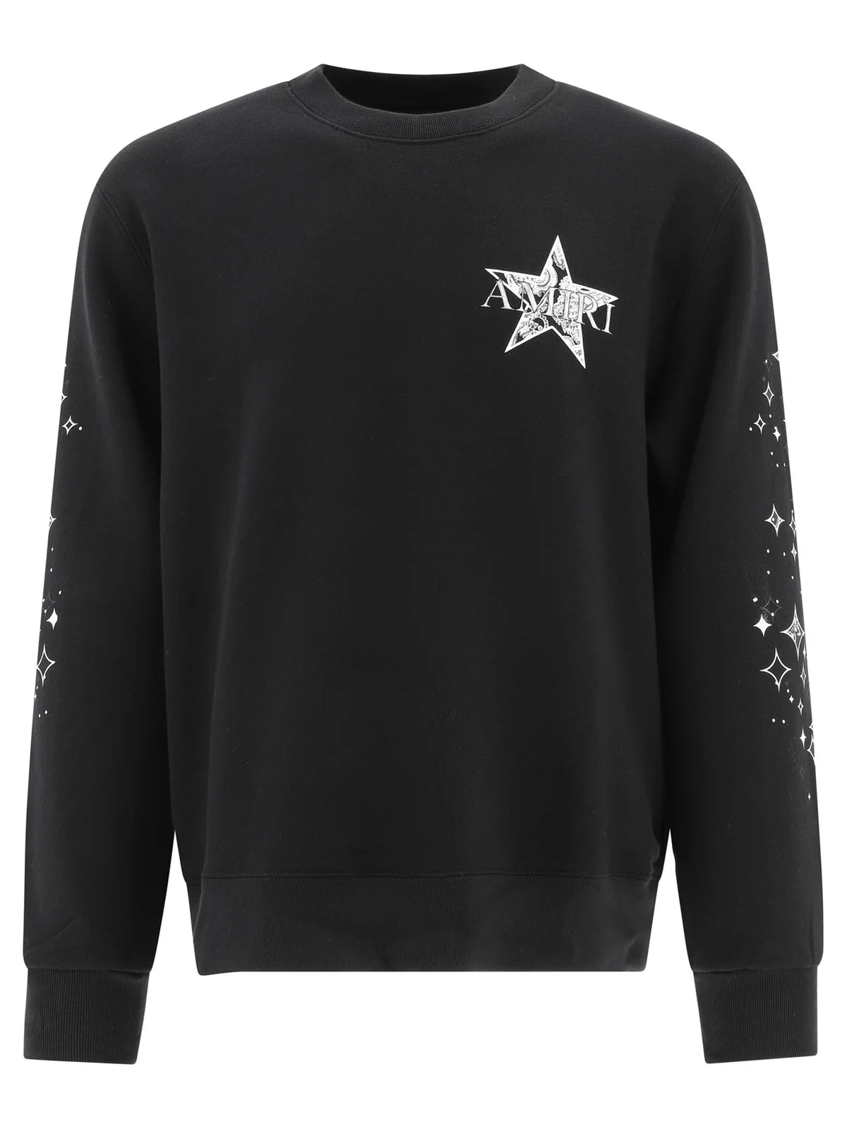 Amiri Black Paisley Star Printed Sweatshirt in Black