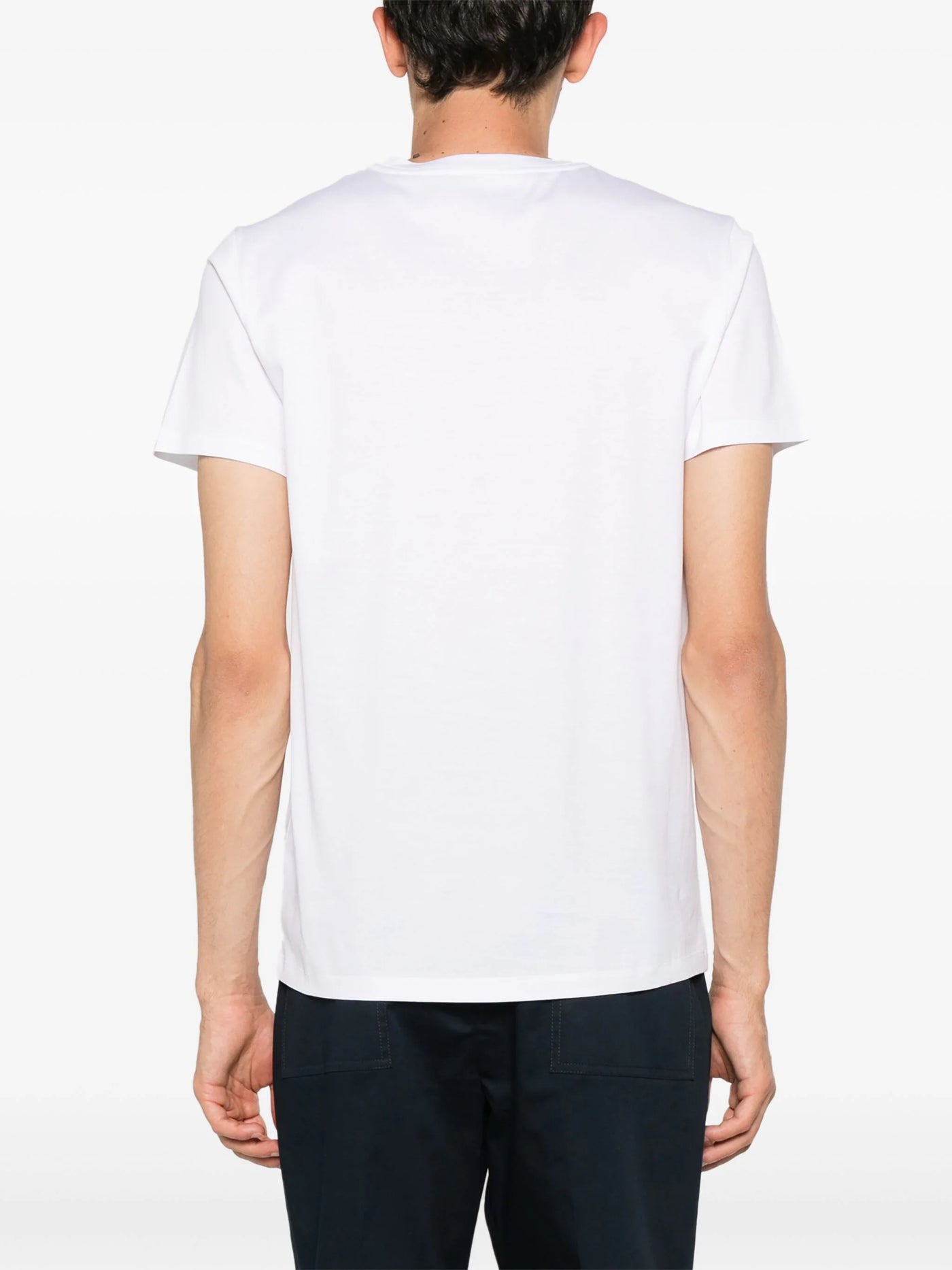 Moncler Double Logo Patch T-Shirt in White