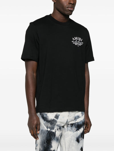 Amiri Art District Logo Printed T-Shirt in Black