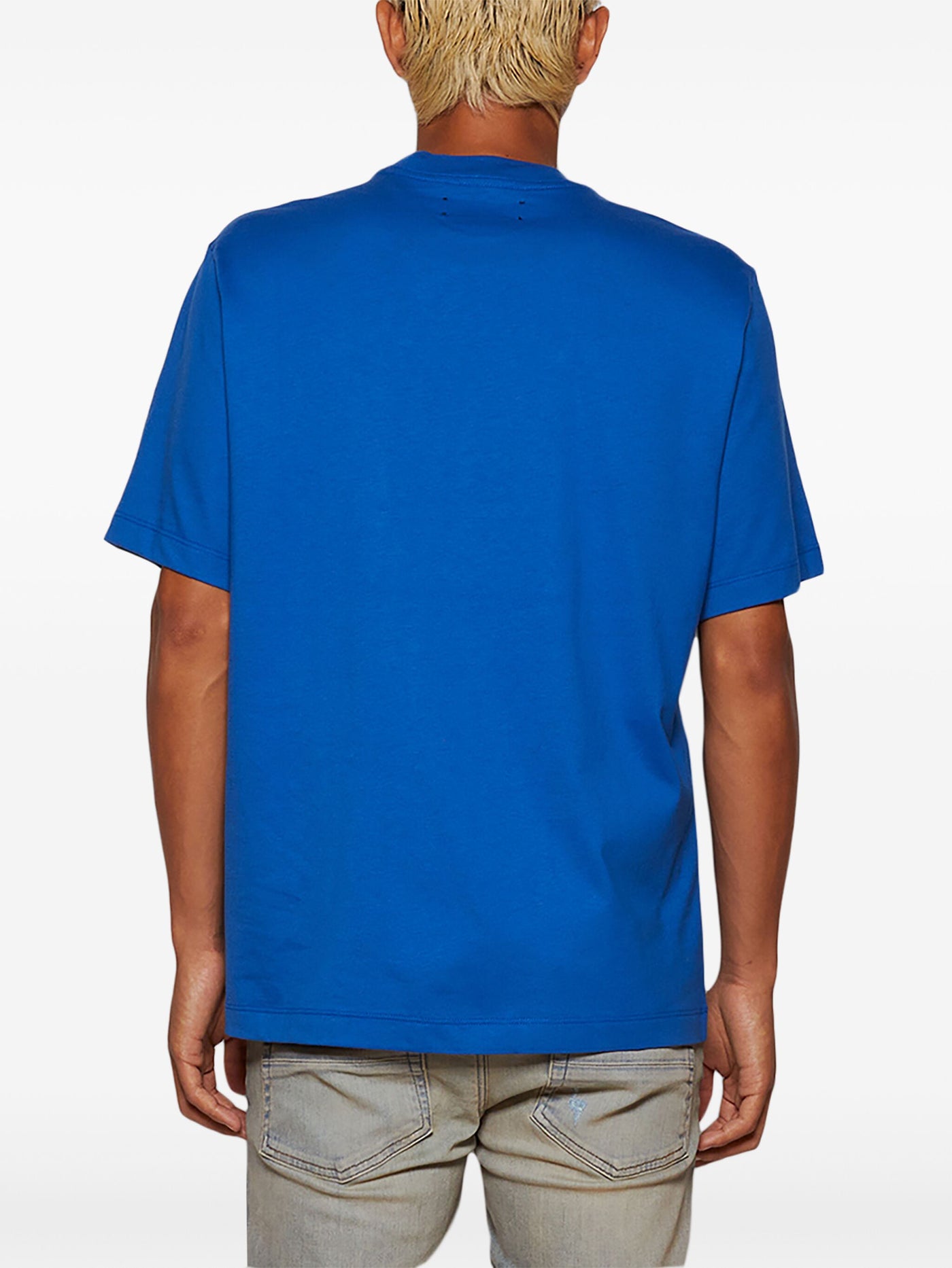 Amiri – T-Shirt mit Core-Logo-Aufdruck in Blau