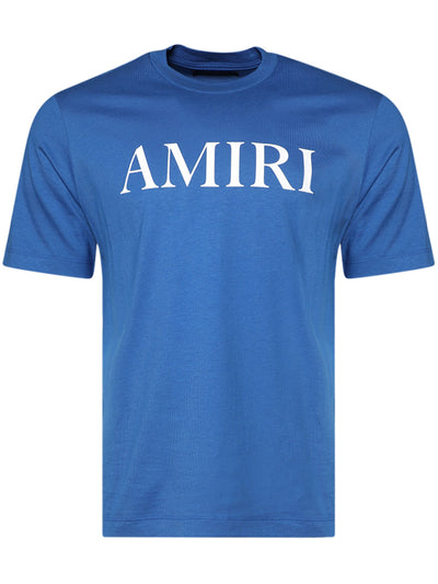 Amiri – T-Shirt mit Core-Logo-Aufdruck in Blau