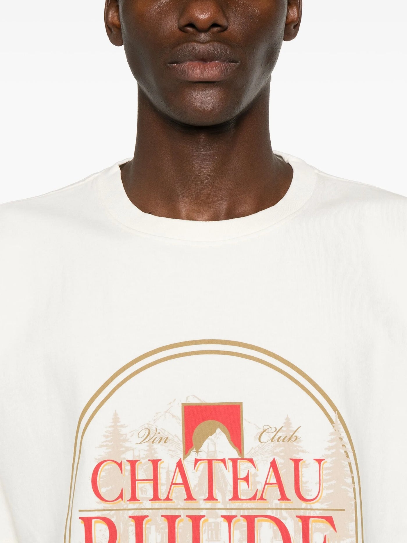 Rhude Premier Cru Printed T-Shirt in White