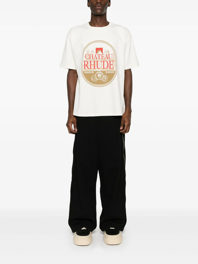 Rhude Premier Cru Printed T-Shirt in White