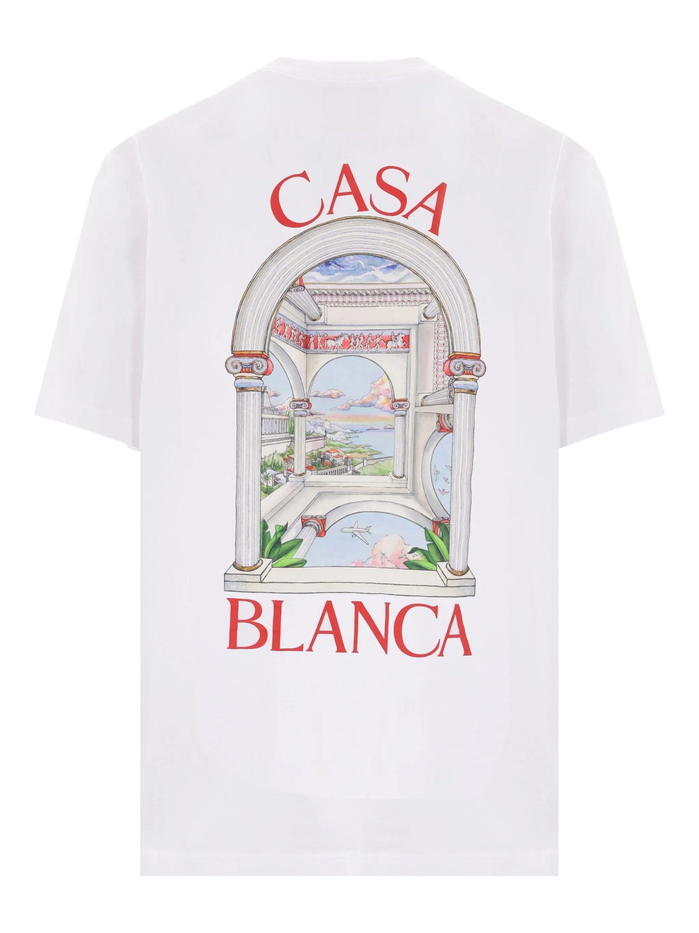 Casablanca Le Passage Printed T-Shirt in White