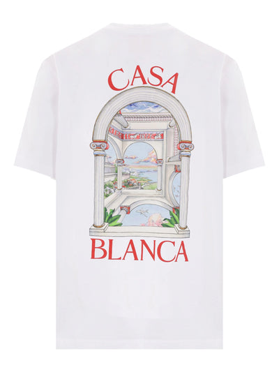 Casablanca Le Passage Printed T-Shirt in White