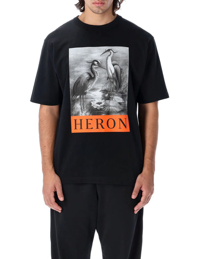 Heron Preston Heron Printed T-Shirt in Black