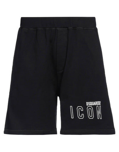 Dsquared2 Icon Outline Printed Shorts in Black