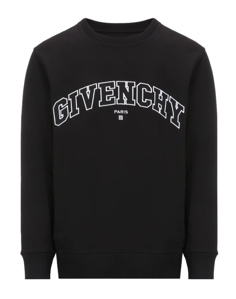 Embroidered Logo Crewneck Sweatshirt