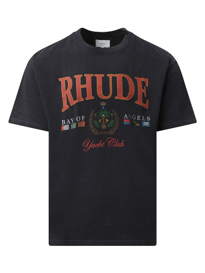 Rhude Bay Of Angels Yacht T-Shirt in Black