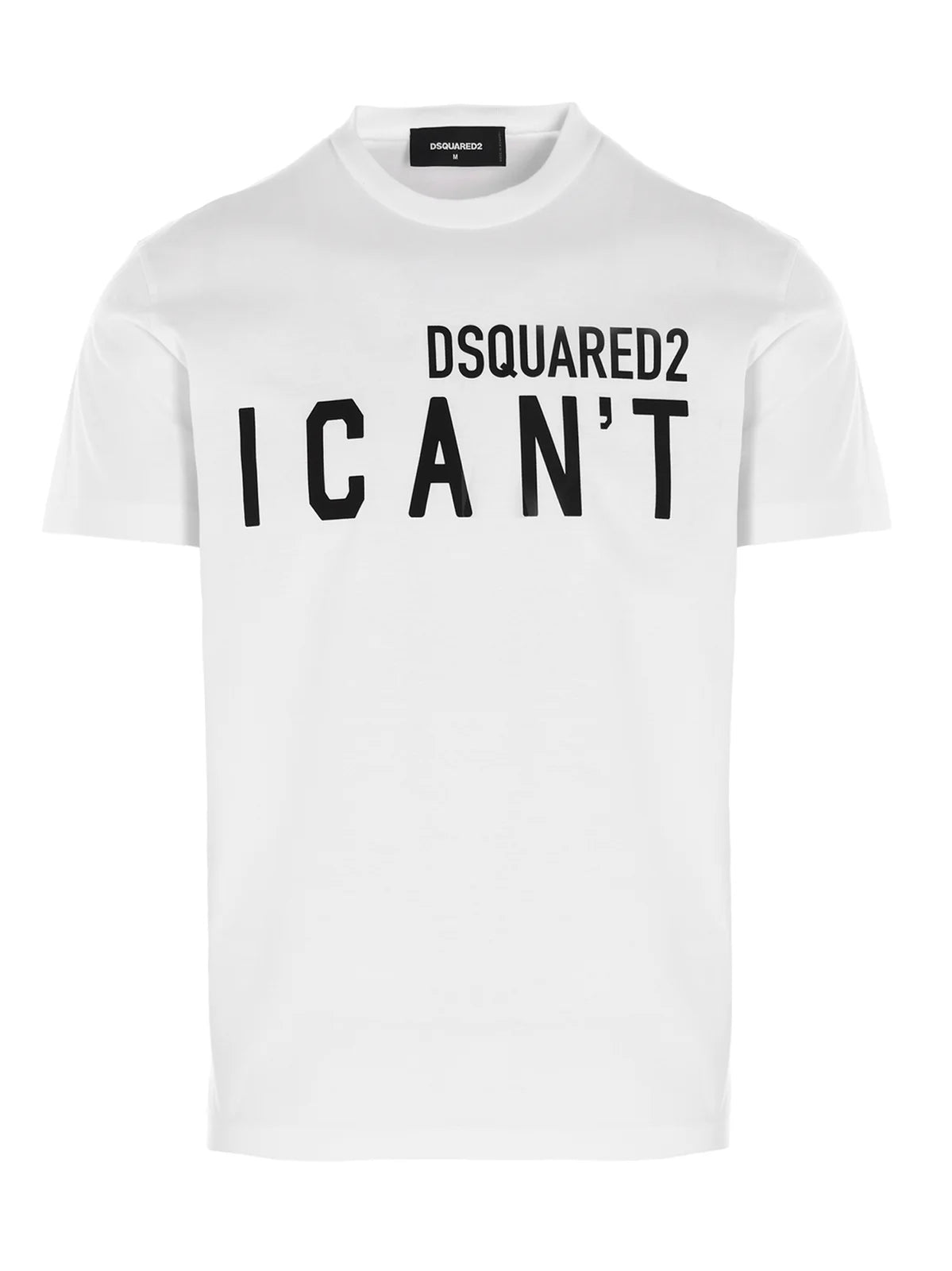 Dsquared2 I Can't Logo Printed T-Shirt in White