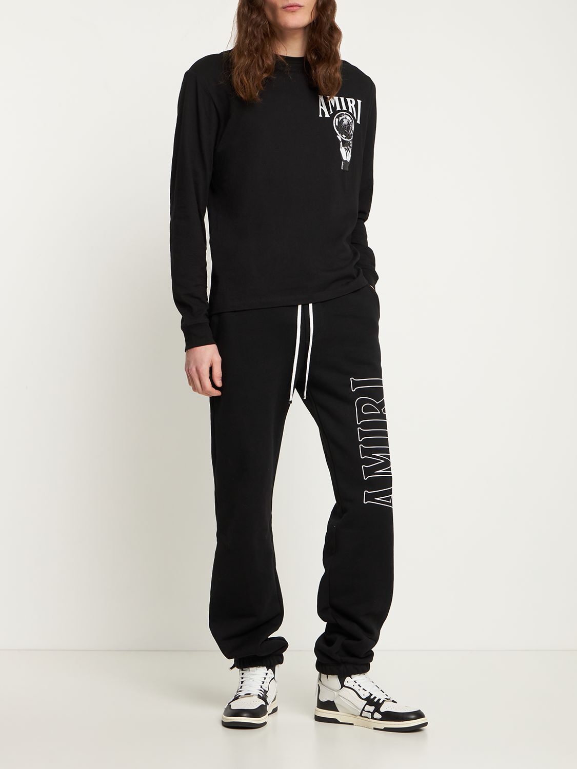 Amiri Zoltar Logo Printed Joggers in Black