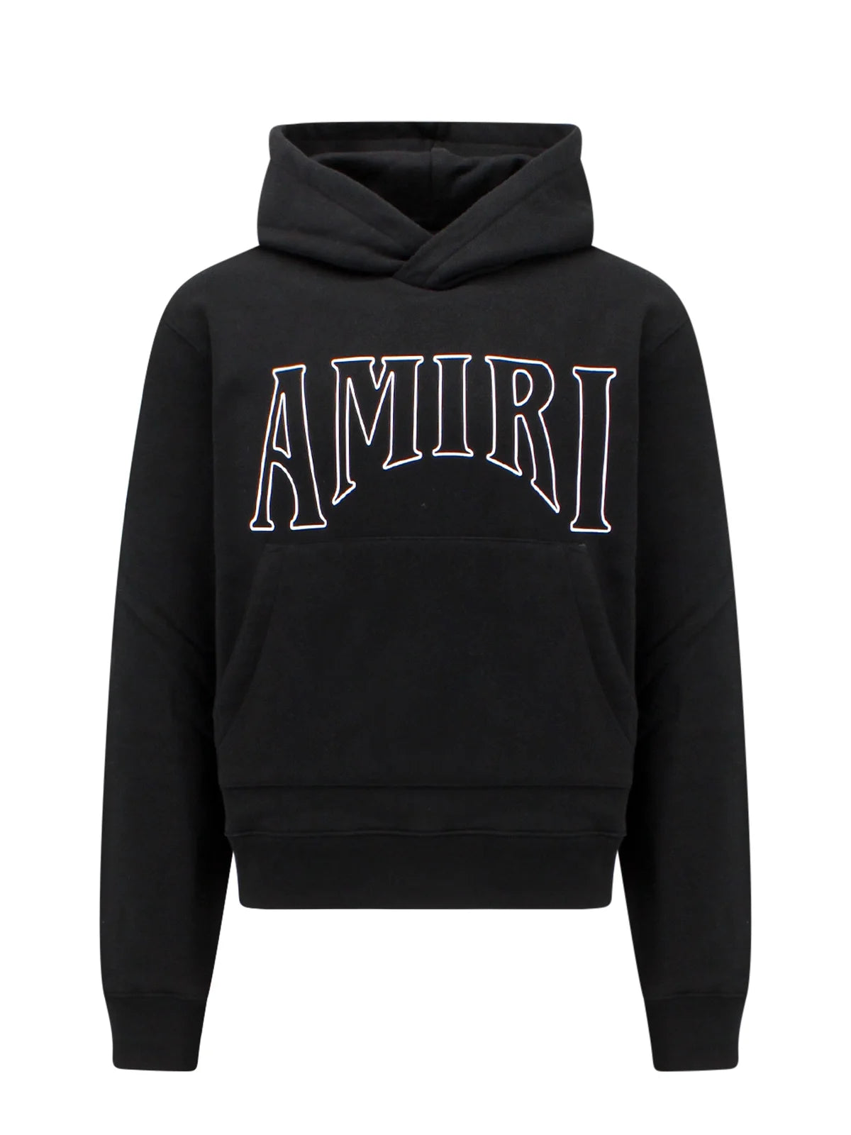 Amiri Zoltar Logo Printed Hoodie in Black