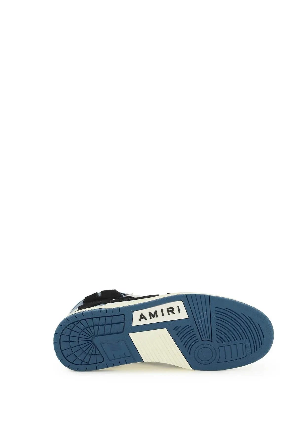 Amiri Skeleton High Top Sneakers Blue