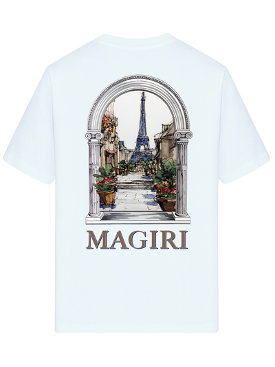 Camiseta estampada Magiri Archway en blanco