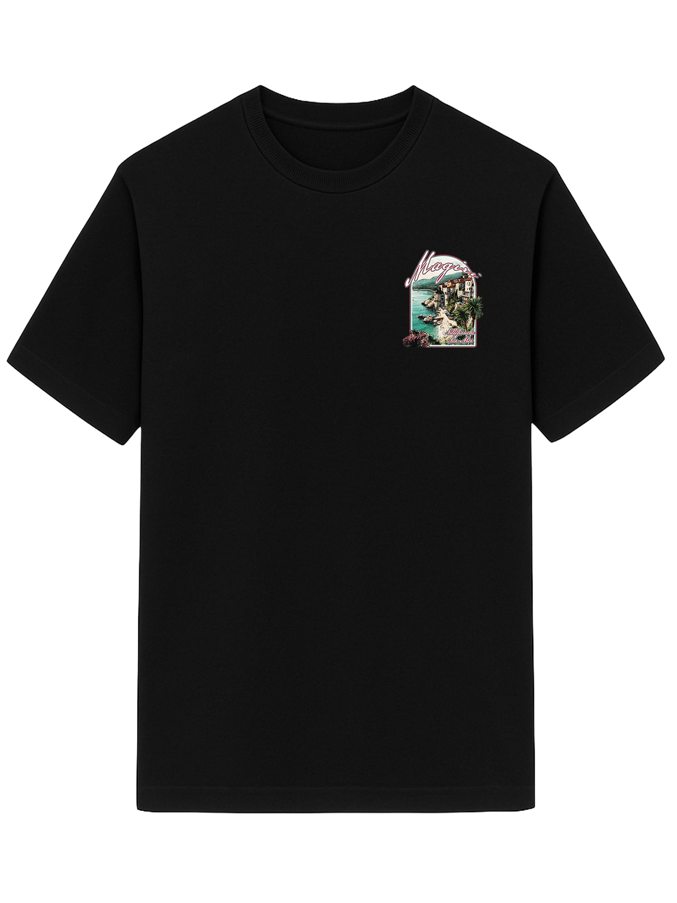 Camiseta estampada Magiri Sur Mur en negro