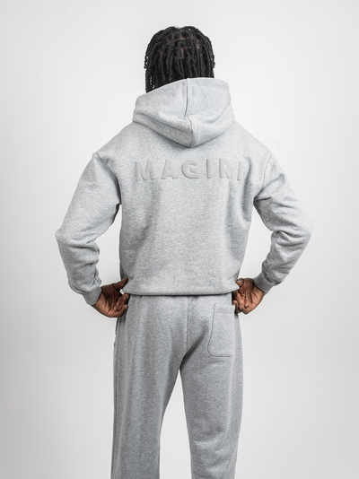 Magiri Core Puff Printed Joggers in Grey
