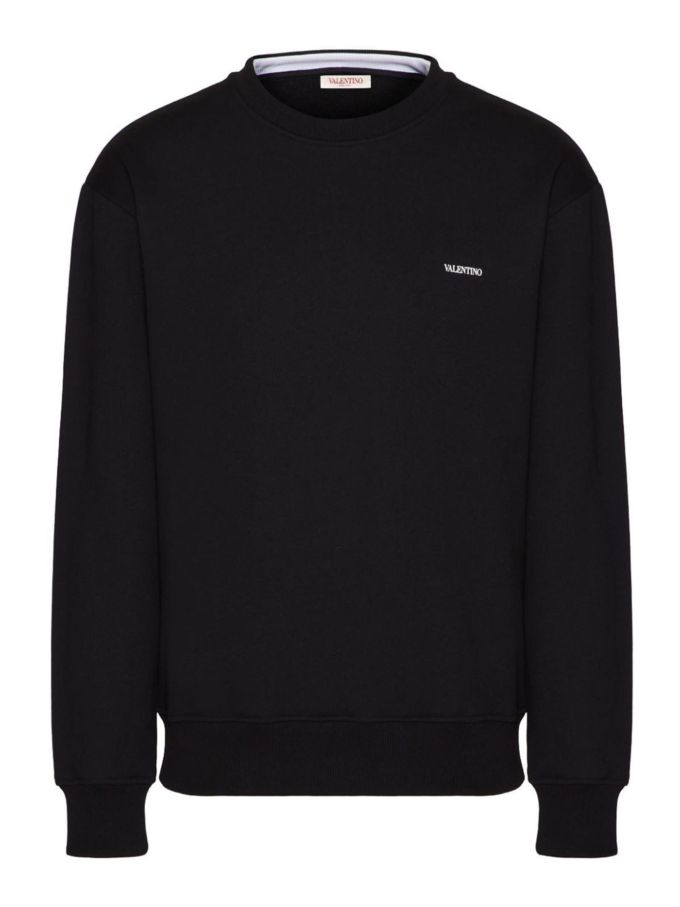 Valentino Garavani Printed Logo Sweatshirt in Black