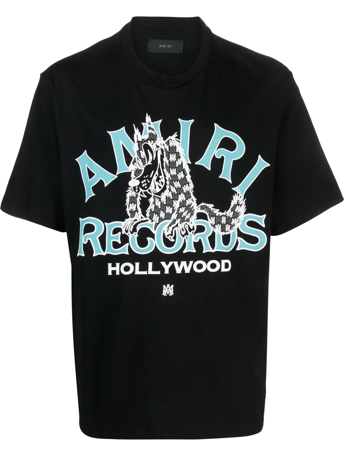 Amiri Records Wolf Printed T-Shirt in Black