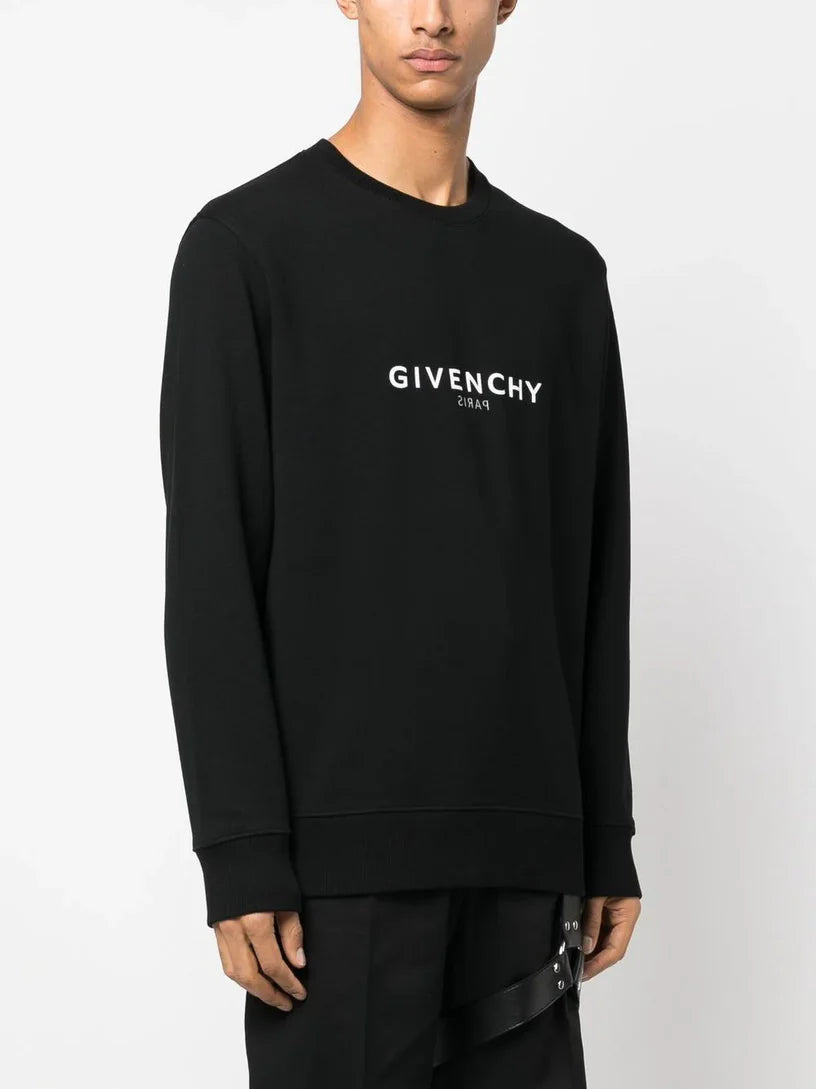 Givenchy Reverse Paris Slim fit Sweatshirt in Black