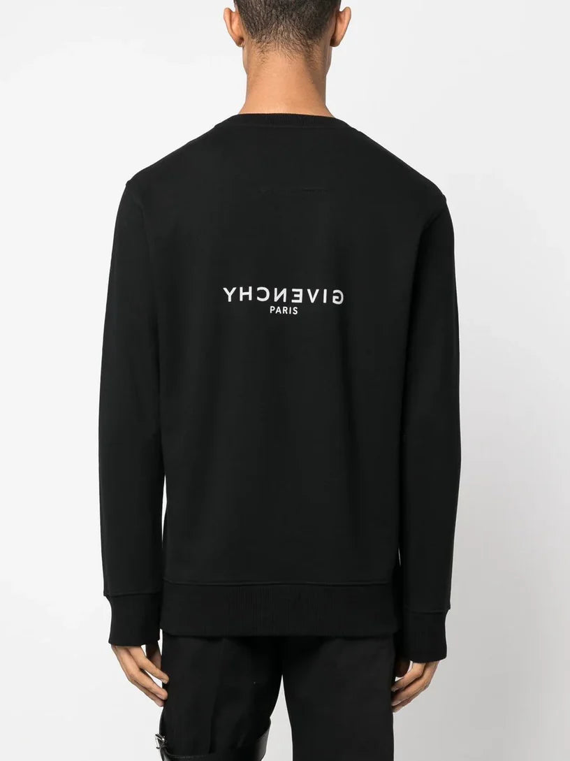 Givenchy Reverse Paris Slim fit Sweatshirt in Black – TheDesignerBox