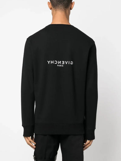 Givenchy Reverse Paris Slim fit Sweatshirt in Black