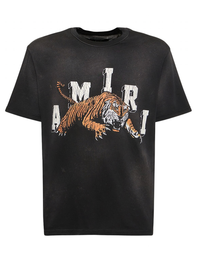 Amiri Vintage Tiger Logo T-Shirt in Black