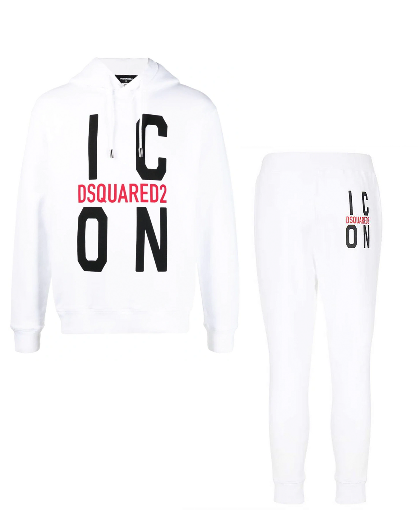 Dsquared2 Big Icon Print logo Tracksuit in White