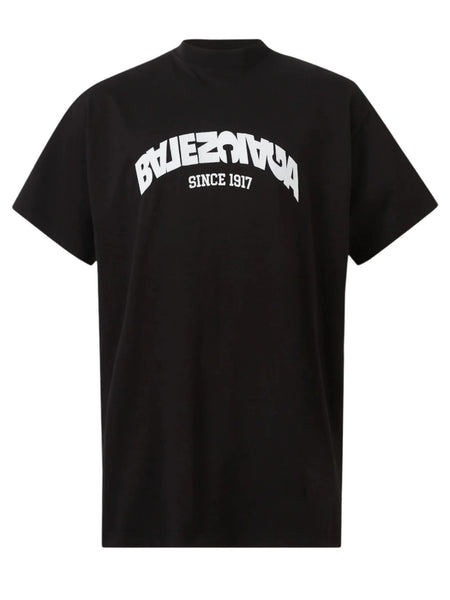 Balenciaga Back Flip Logo T-shirt Black – TheDesignerBox