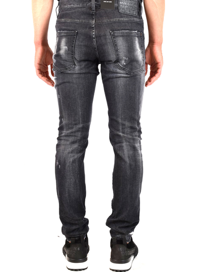 Dsquared2 – Cool Guy – Schwarze Jeans mit verwaschenem Effekt