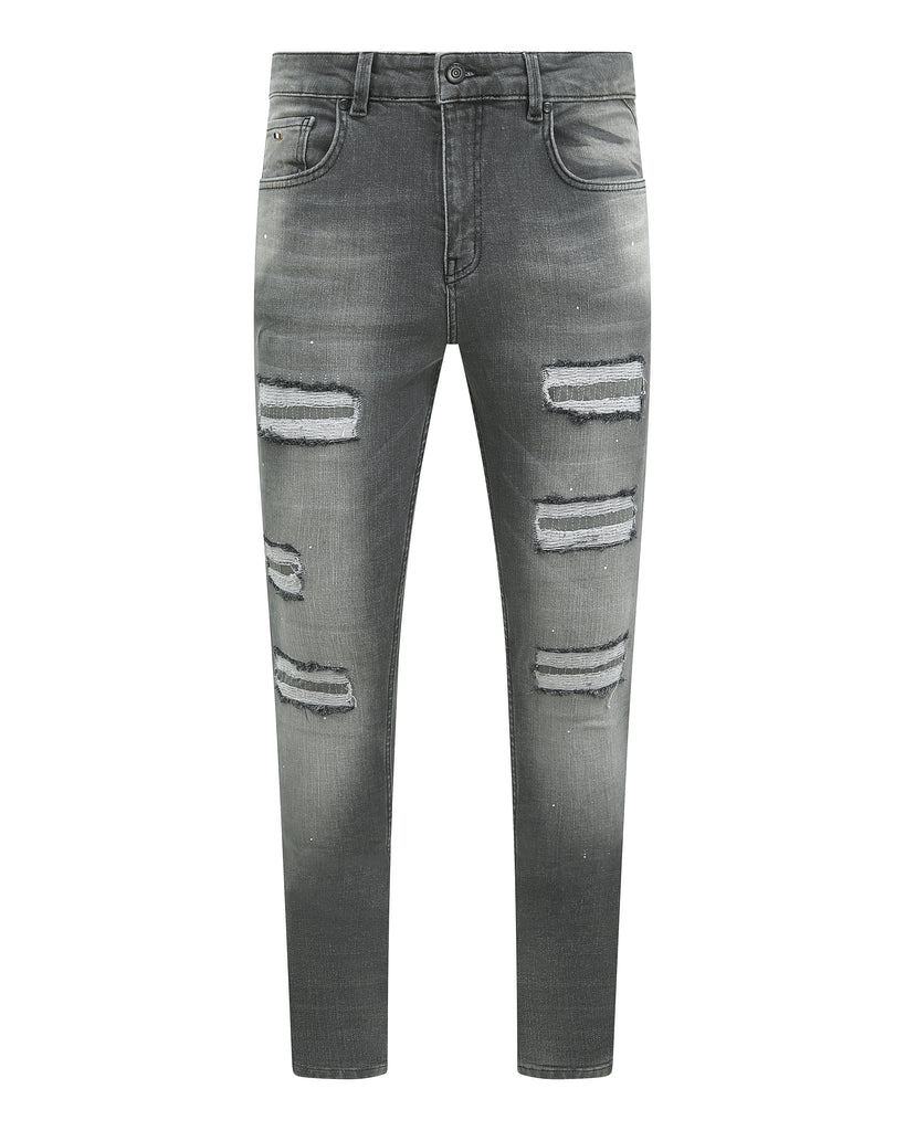 Douai Ripped Patch Jeans