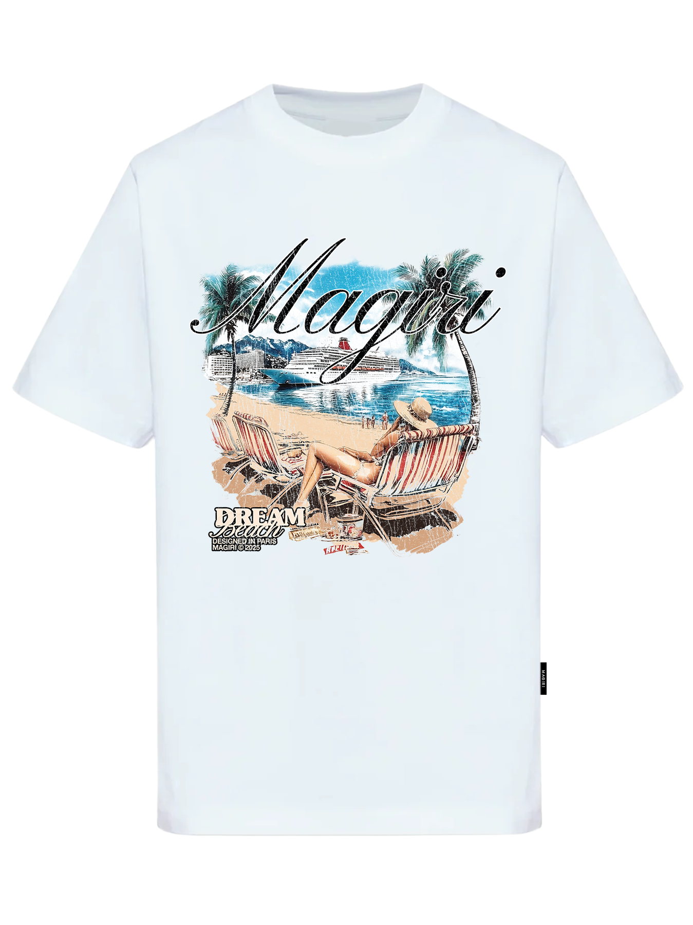Magiri Dream Beach Printed T-Shirt in White