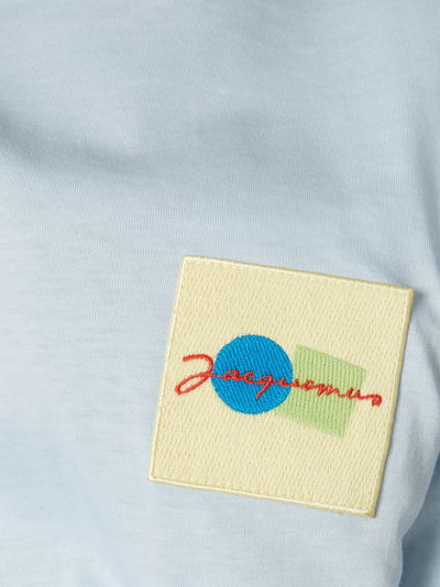 Jacquemus – T-Shirt „Noli“ mit Logo-Patch in Blau