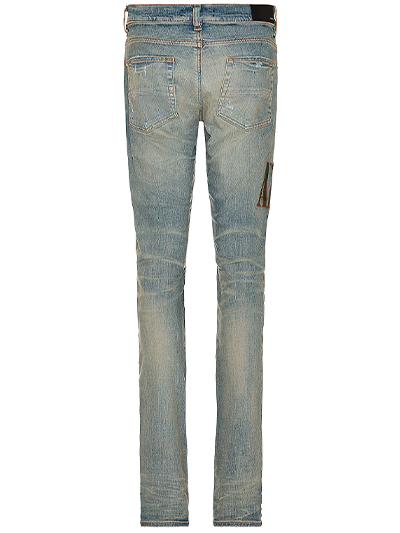 Amiri Core Applique Logo Jeans in Blue