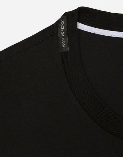 Dolce & Gabbana DG Milano Logo Print T-shirt in Black