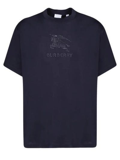 Burberry EKD Baumwoll-T-Shirt Marineblau