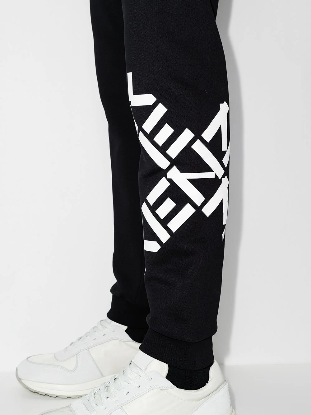 Kenzo – Schwarze Jogginghose mit Big X-Logo-Aufdruck