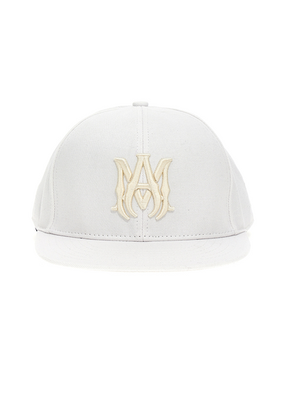 Amiri MA Logo Embroidered Cap in White