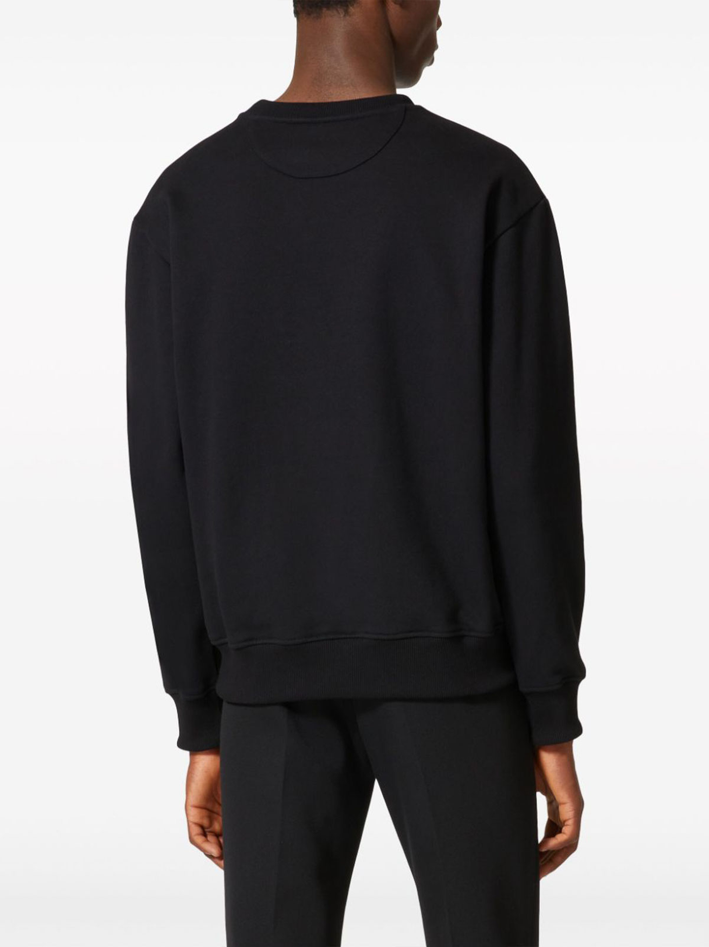 Valentino Garavani Printed Logo Sweatshirt in Black