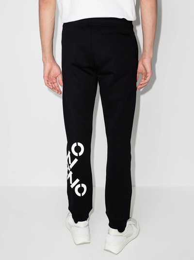 Kenzo Big X Logo Printed Joggers in Black