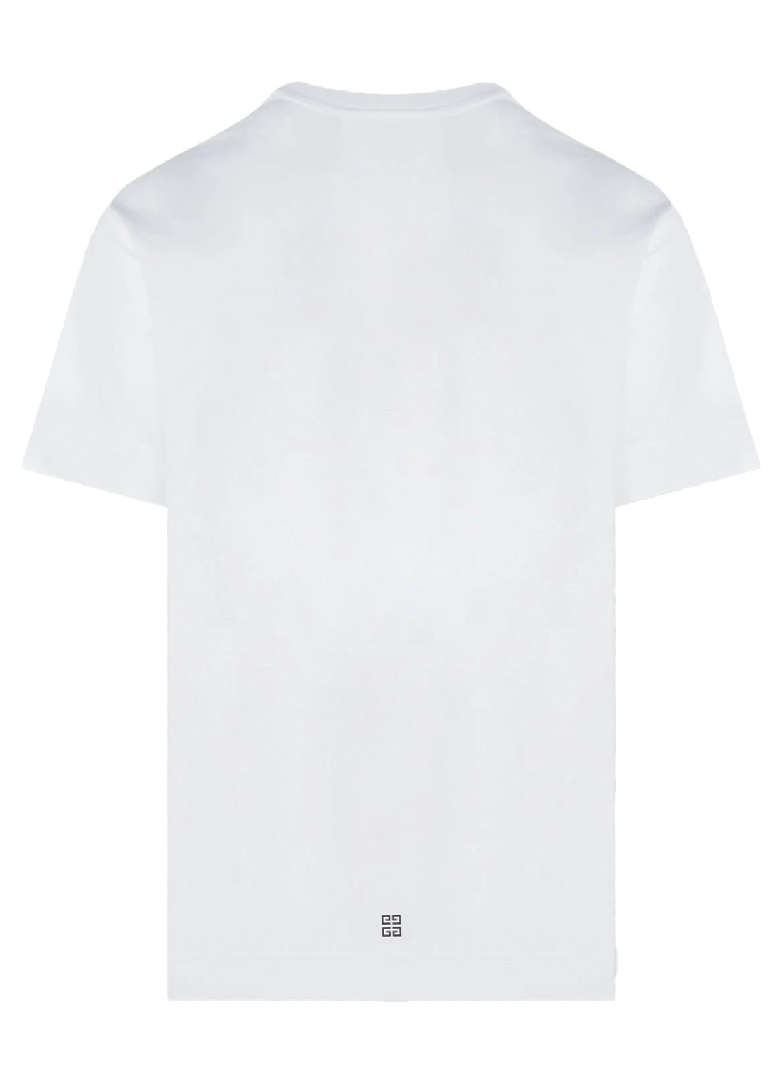 Givenchy Blue Circle Logo Oversized T-Shirt in White