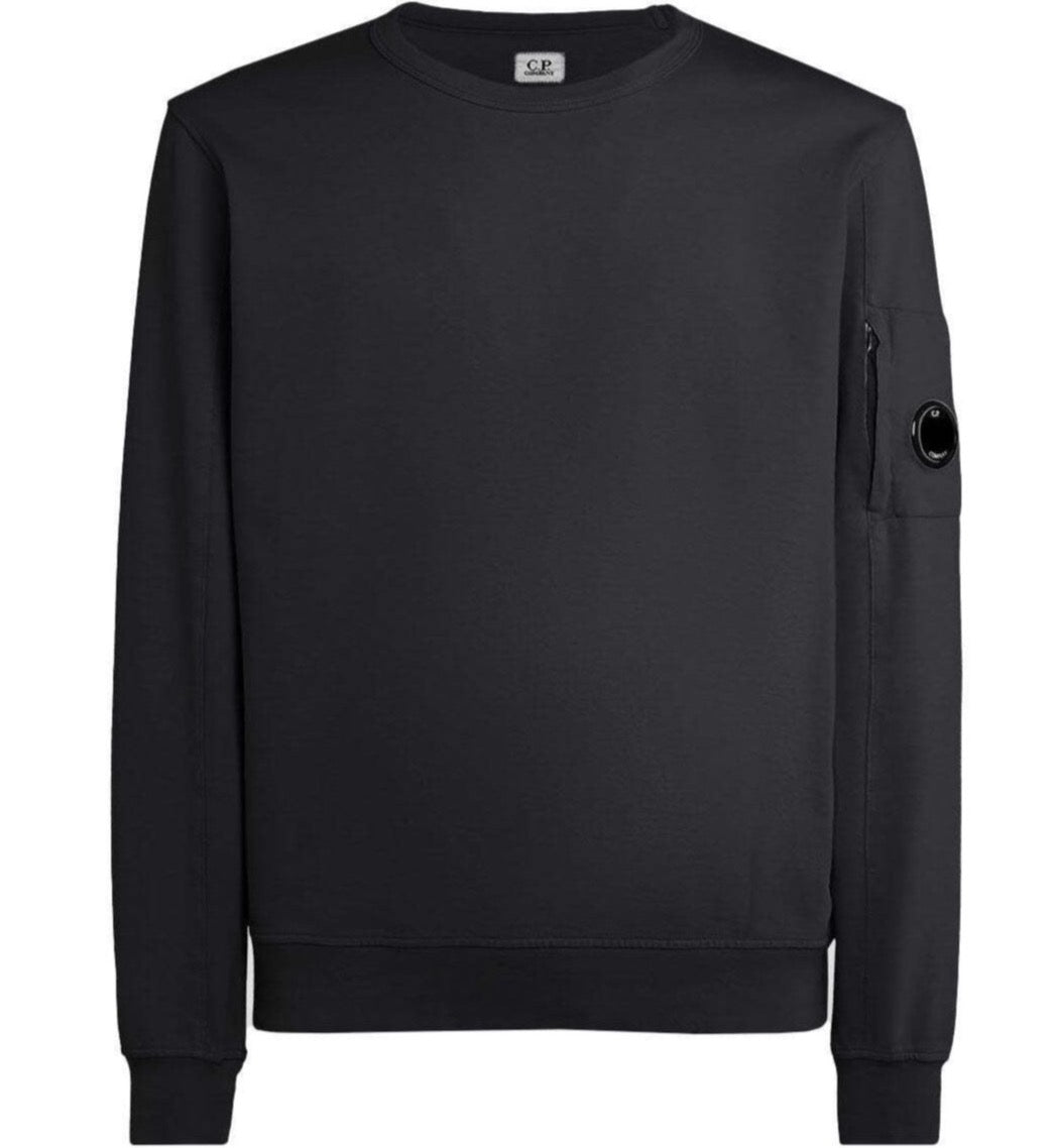 C.P Company Light Fleece Sweatshirt in Black