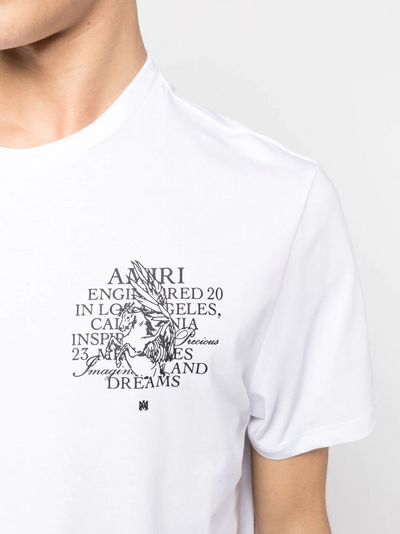 Amiri Precious Memories Printed T-Shirt in White