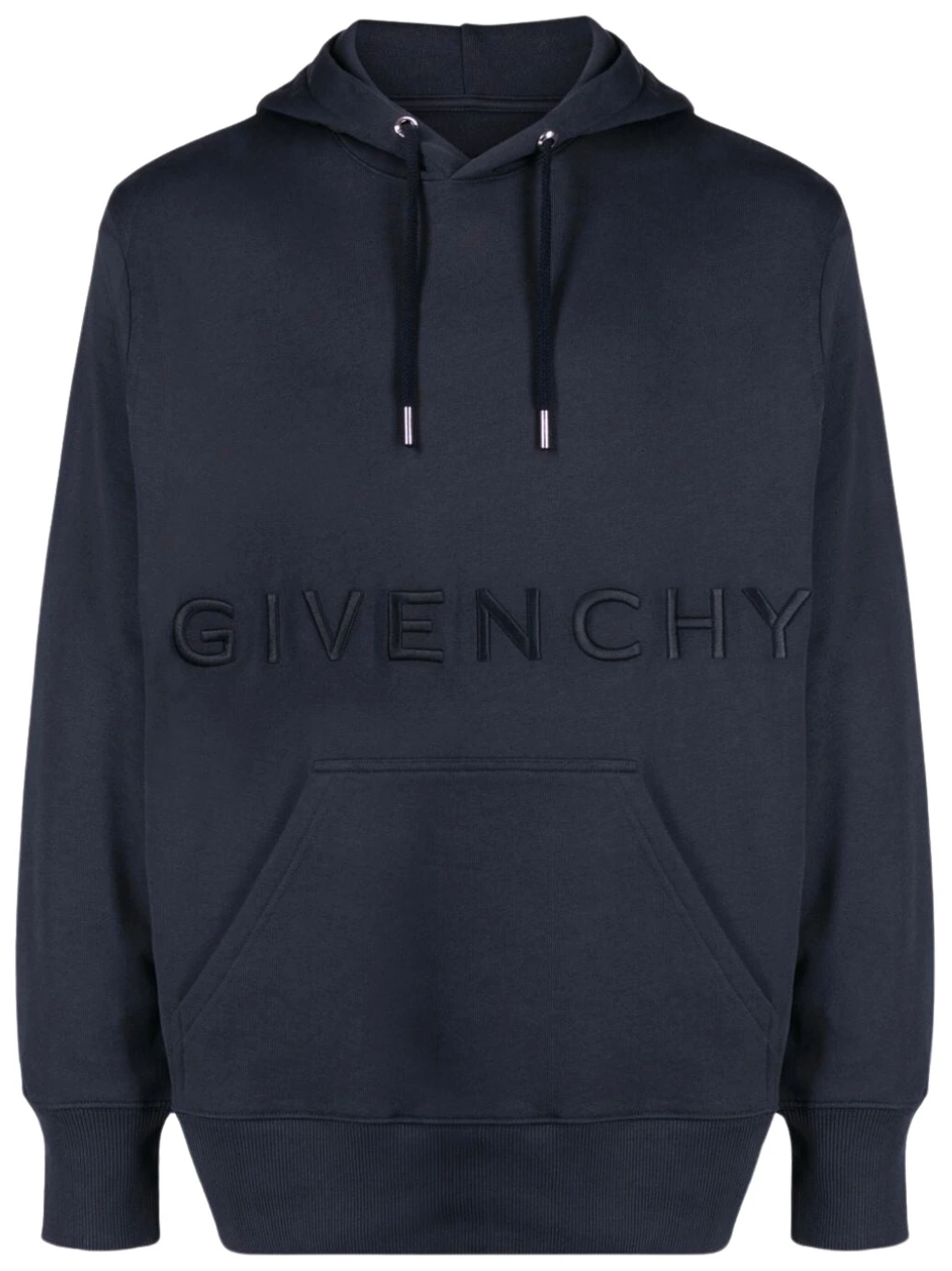 Givenchy 4G Embroidered Logo Hoodie in Night Blue