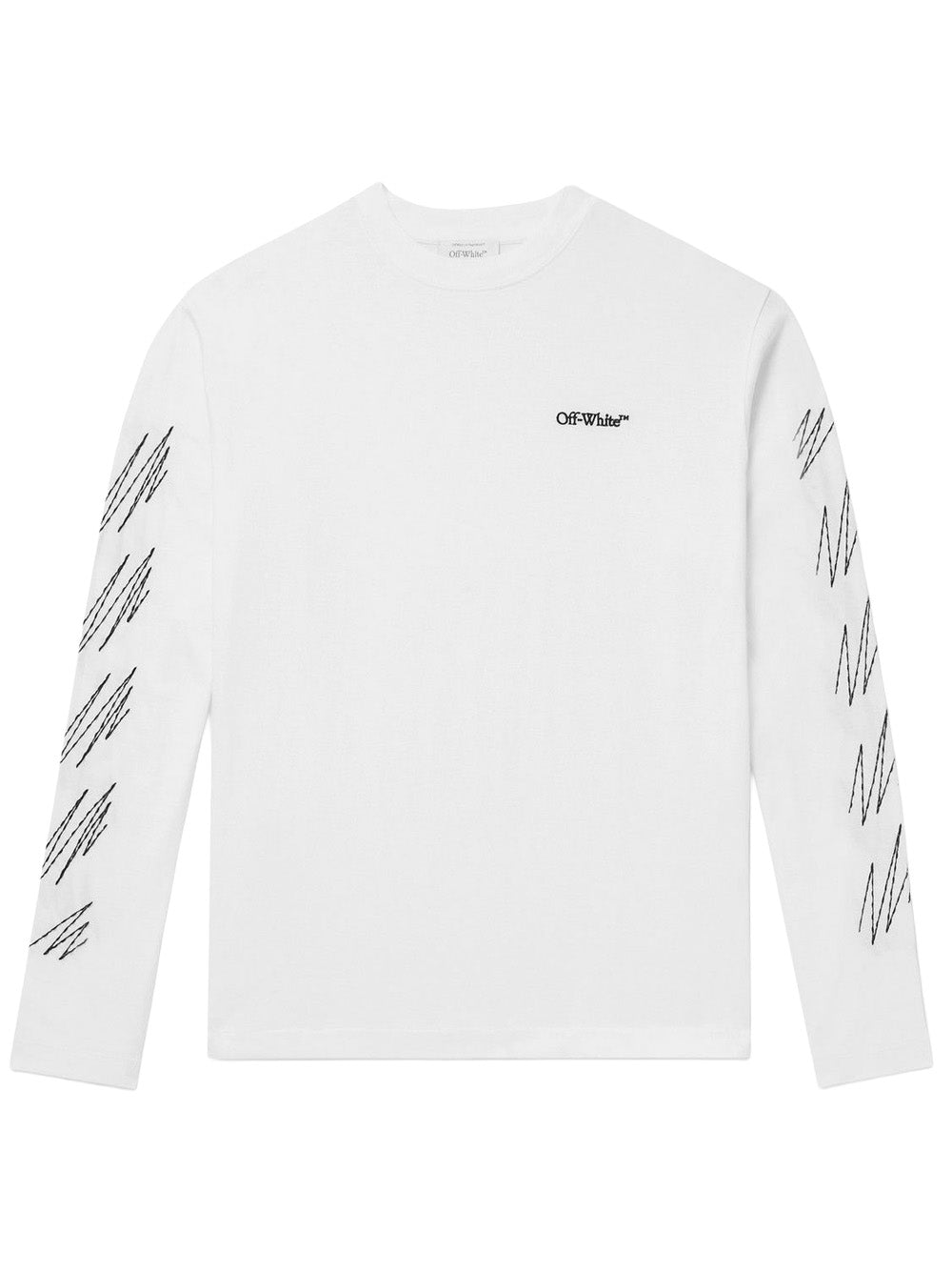 Off-White Stitch Diags Skate Sweatshirt in White