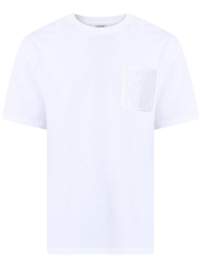 Loewe Anagram Fake Pocket T-Shirt in White