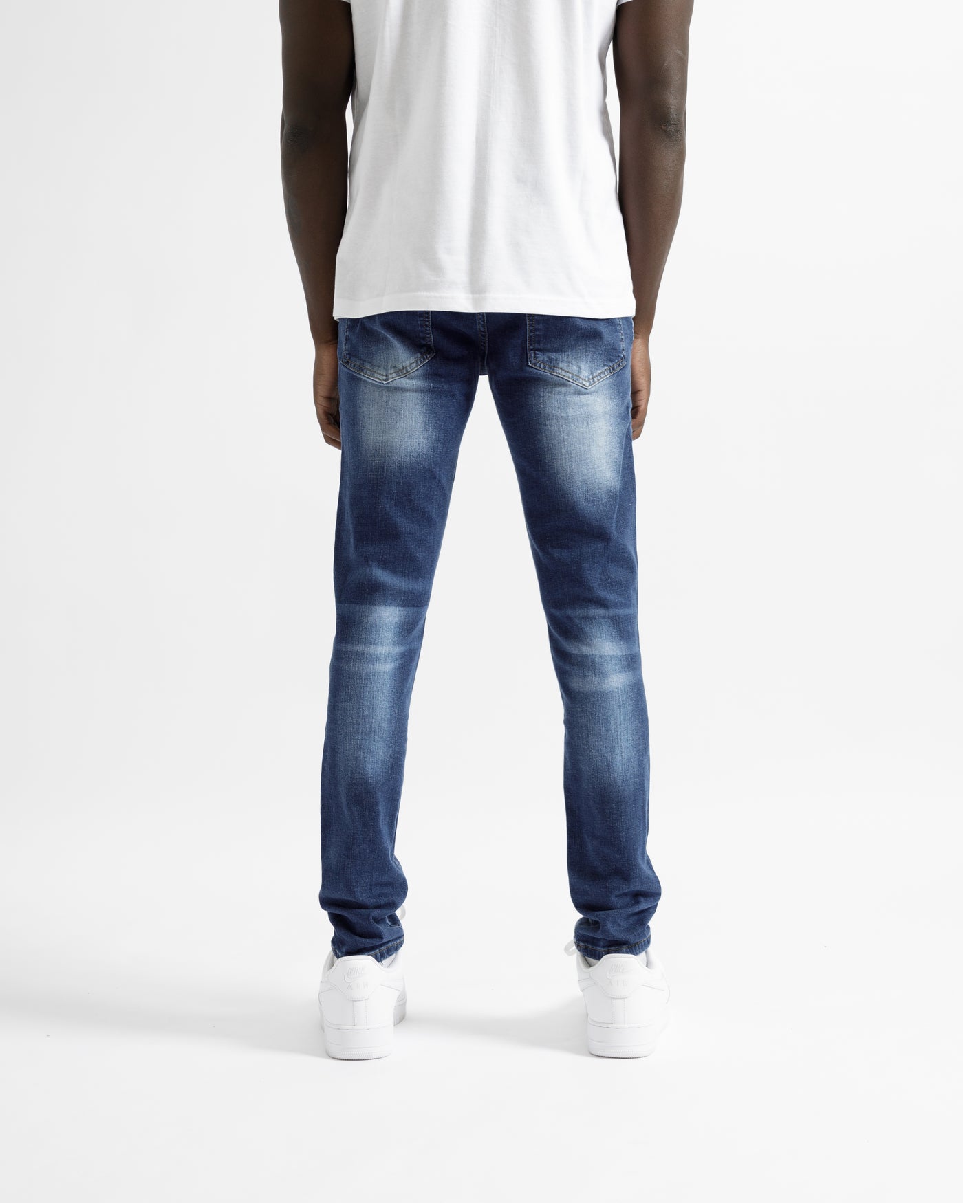 Magiri Montpellier Distressed Ripped Jeans in Blue